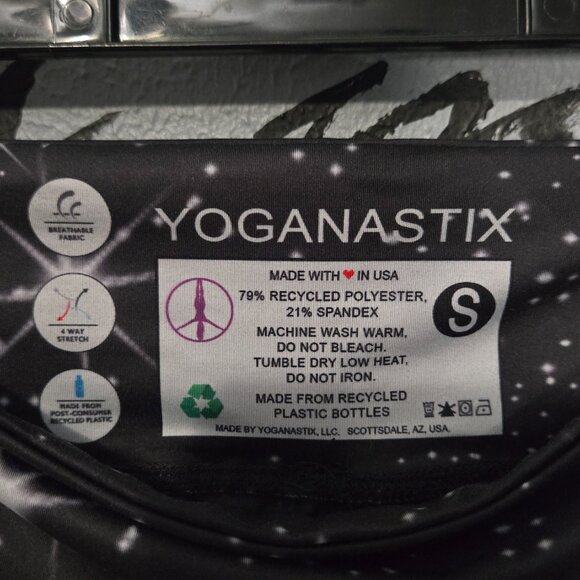 Yoganastix Purple Cosmic Lotus Legging, S - Picture 6 of 6